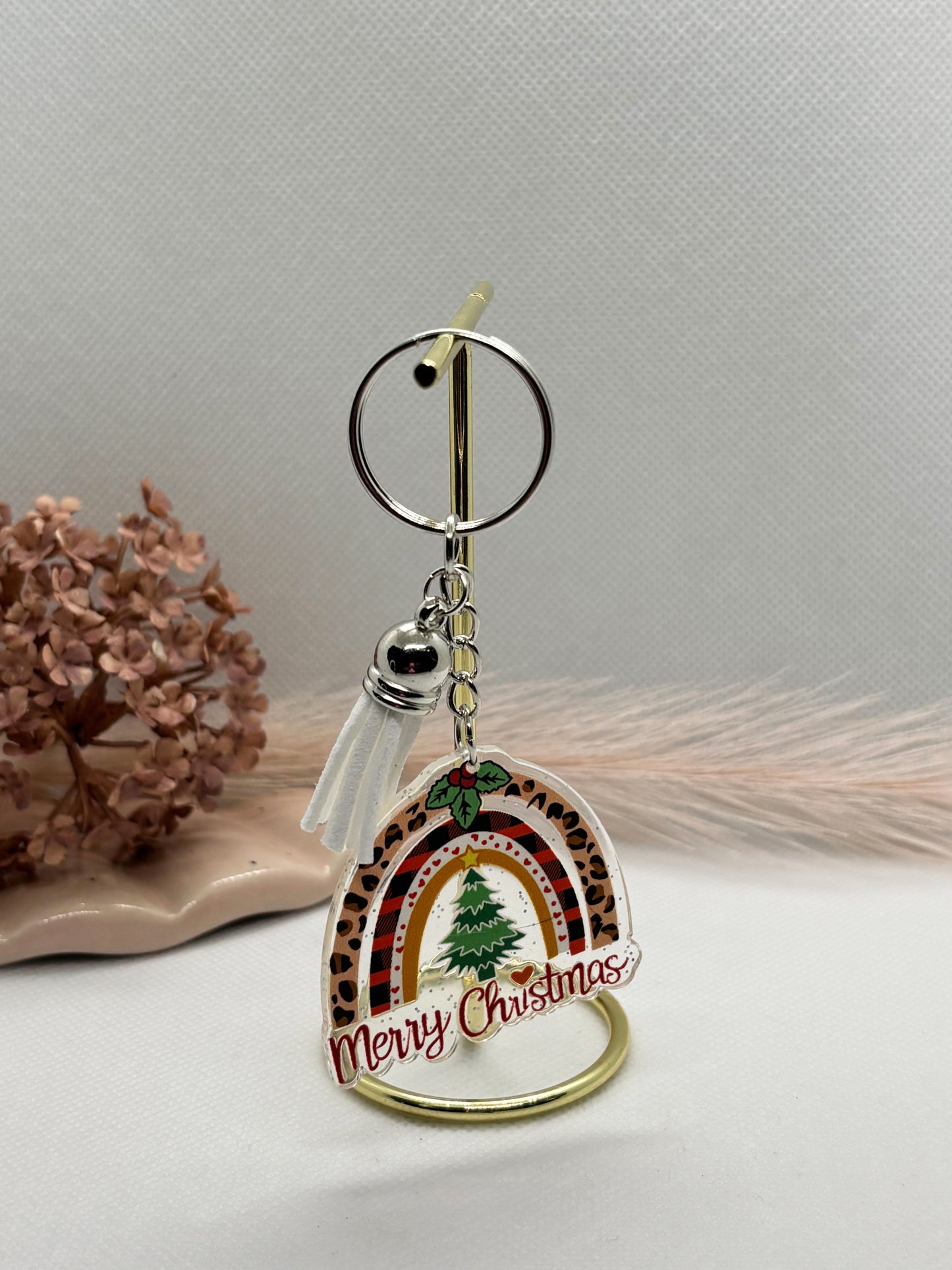 Merry Christmas Keychain