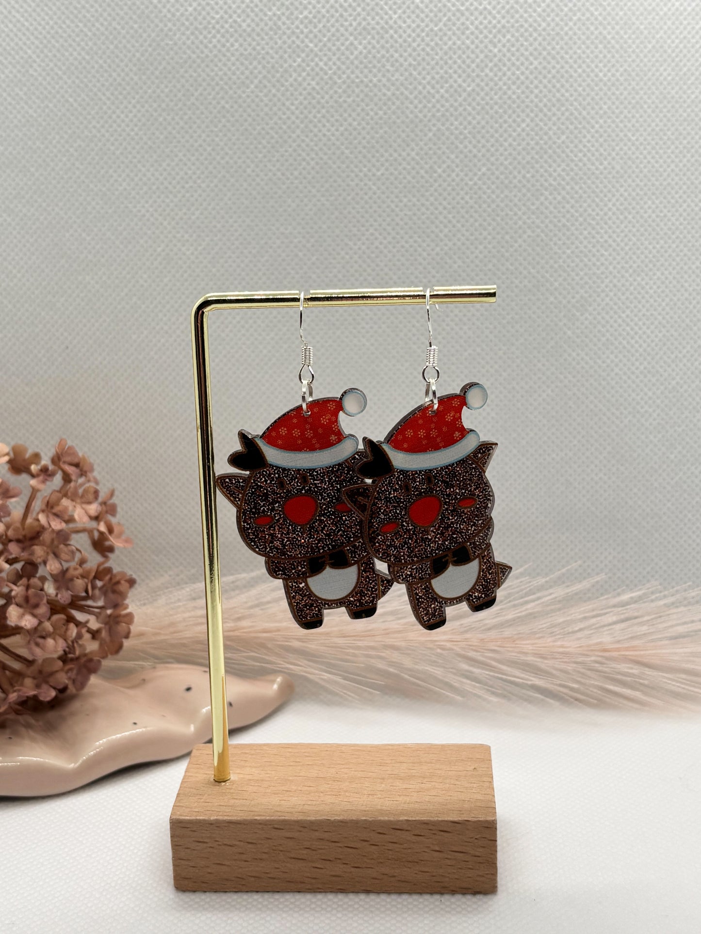 Reindeer Earrings