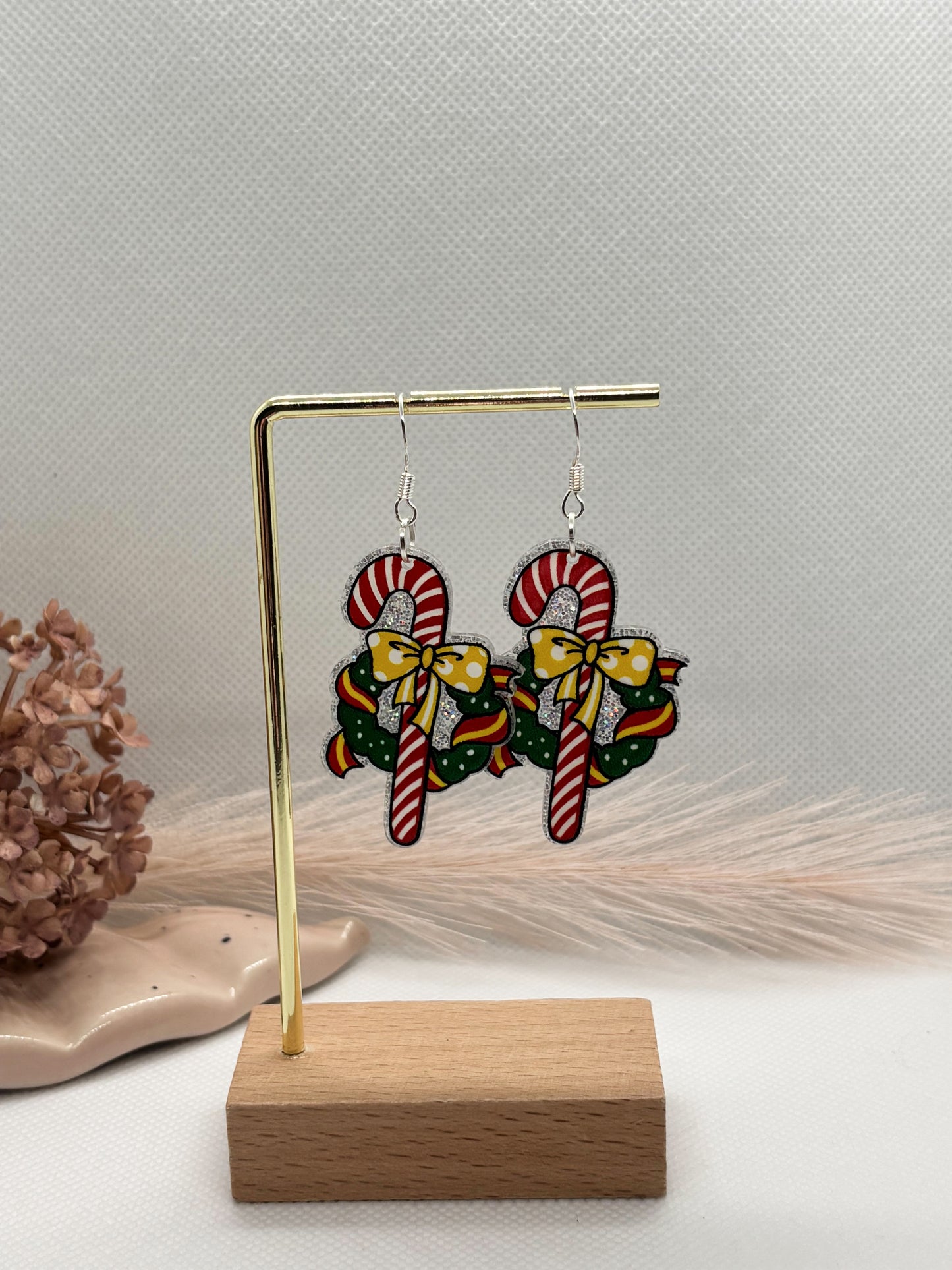 Candy Cane Earrings