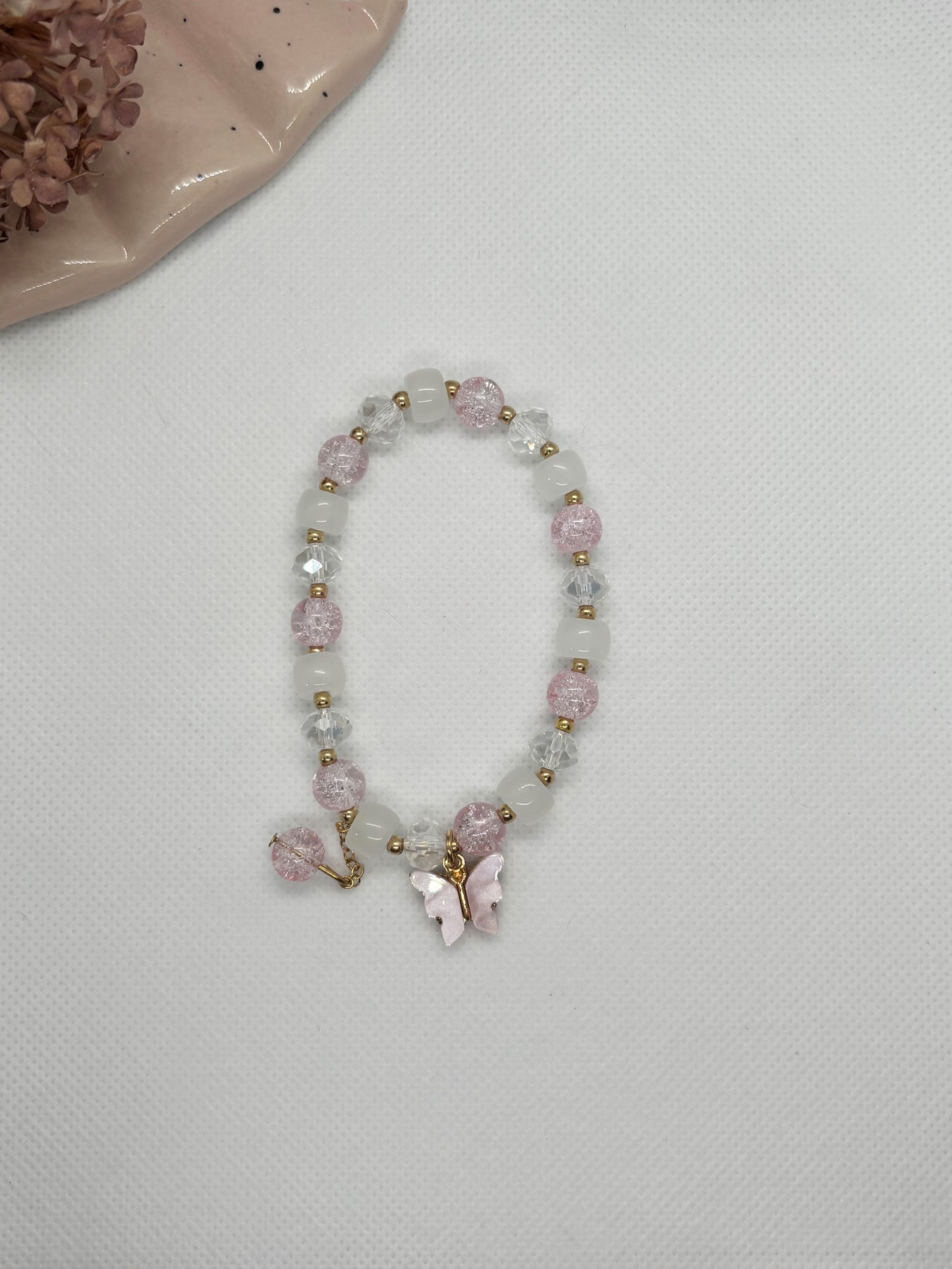 Light Pink Butterfly Bracelet