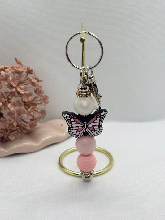 Butterfly Silicone Keychain