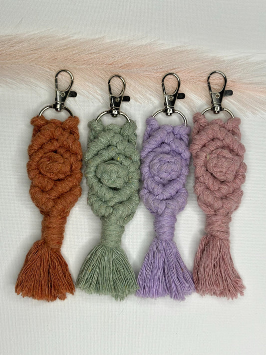 Classic Macrame Keychain