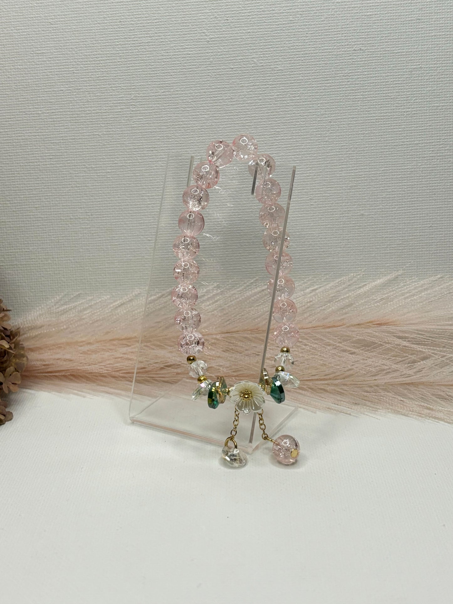 Light Pink Beaded Bracelet