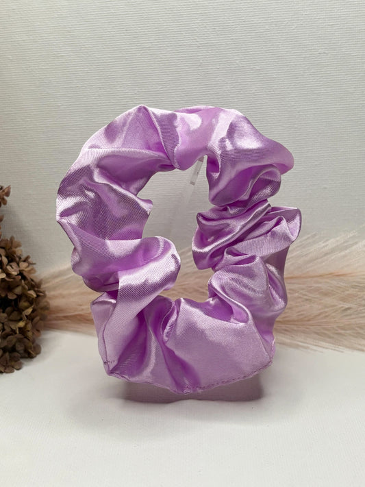 Bright Purple Silk Scrunchies!